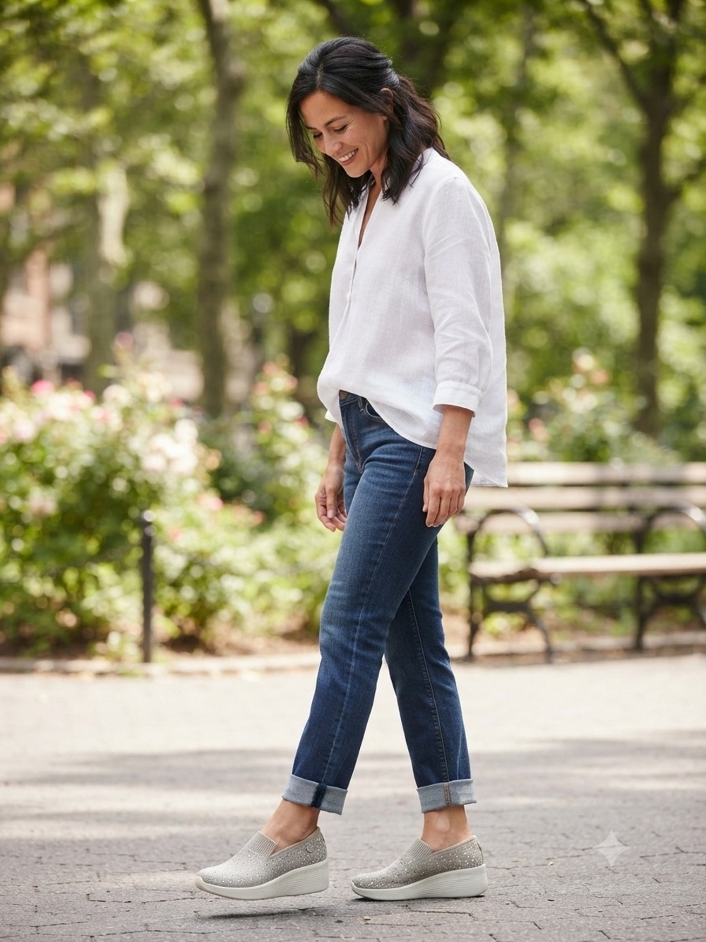 Skechers Martha Stewart Rhinenstone Women's  Slip-on